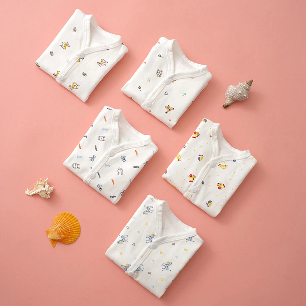 Soft cotton baby clothes for newborns – cozy long sleeve top and pants
