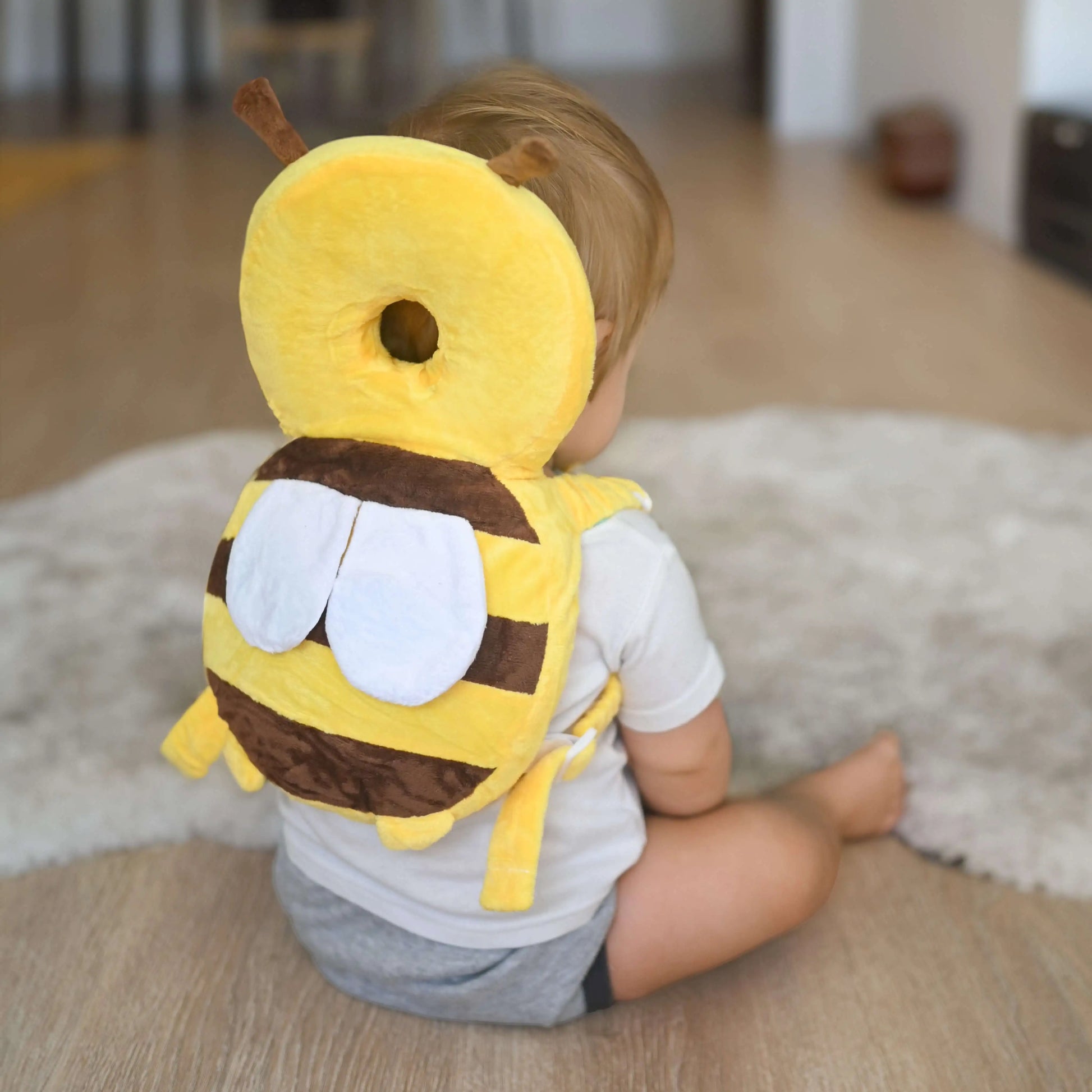 Little Bee Baby Head Protection Pillow – Soft Adjustable Cushion for Infant Safety