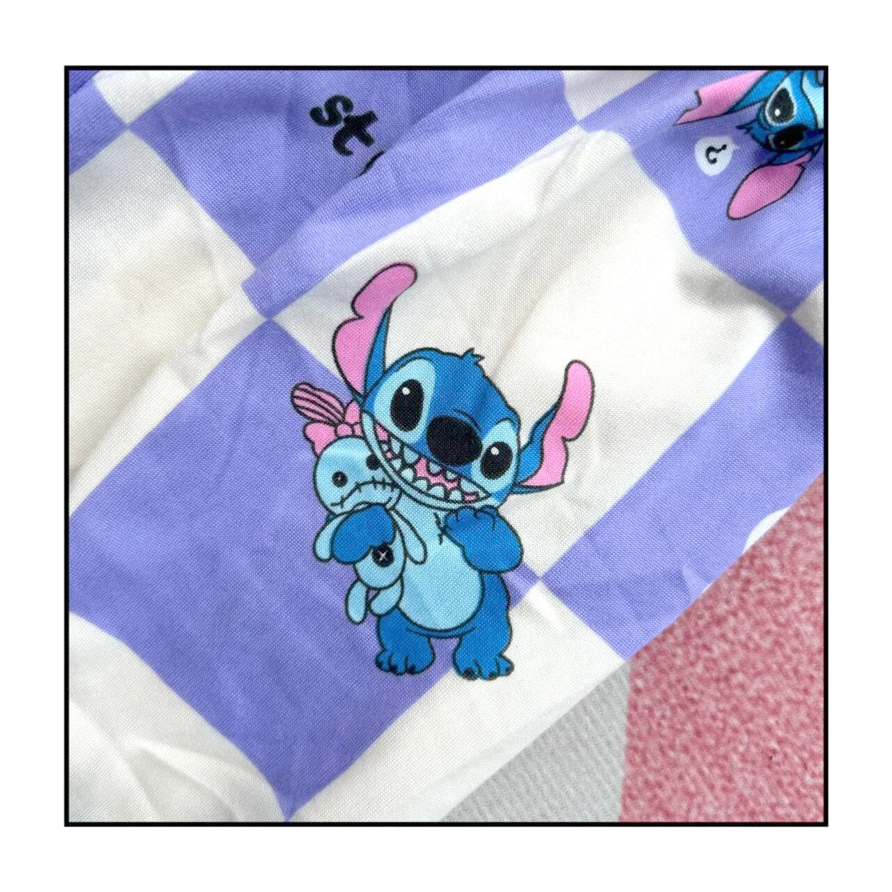 Children wearing Stitch & Angel pajamas – cozy long sleeve top with matching pants