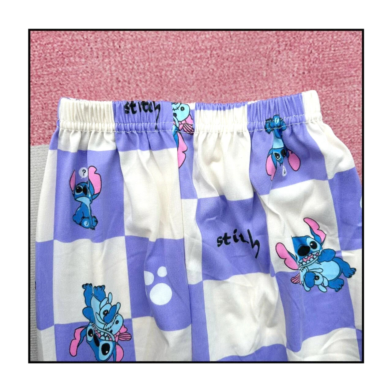 Cute cartoon Stitch & Angel nightwear – kids long sleeve pajama set