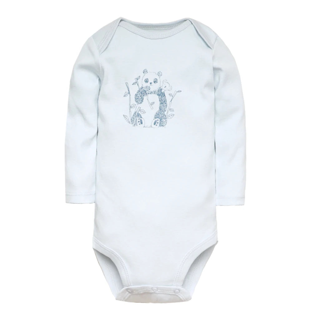 Perfect gift set – 5-pack unisex cotton baby bodysuits for newborns and toddlers