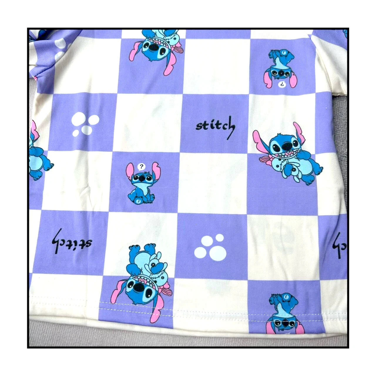 Perfect bedtime outfit – kids Stitch & Angel pajamas with pants for cozy nights