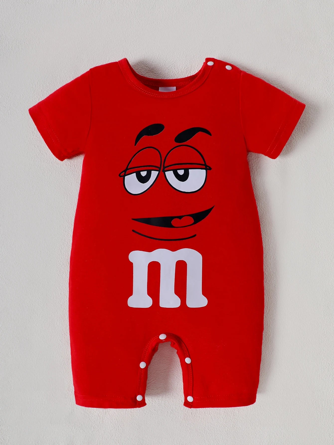 Unisex baby summer letter print onesie – soft cotton romper for infants